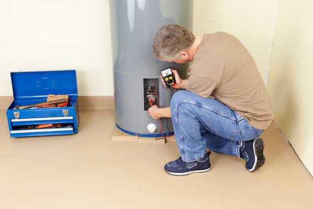 water heating testing
